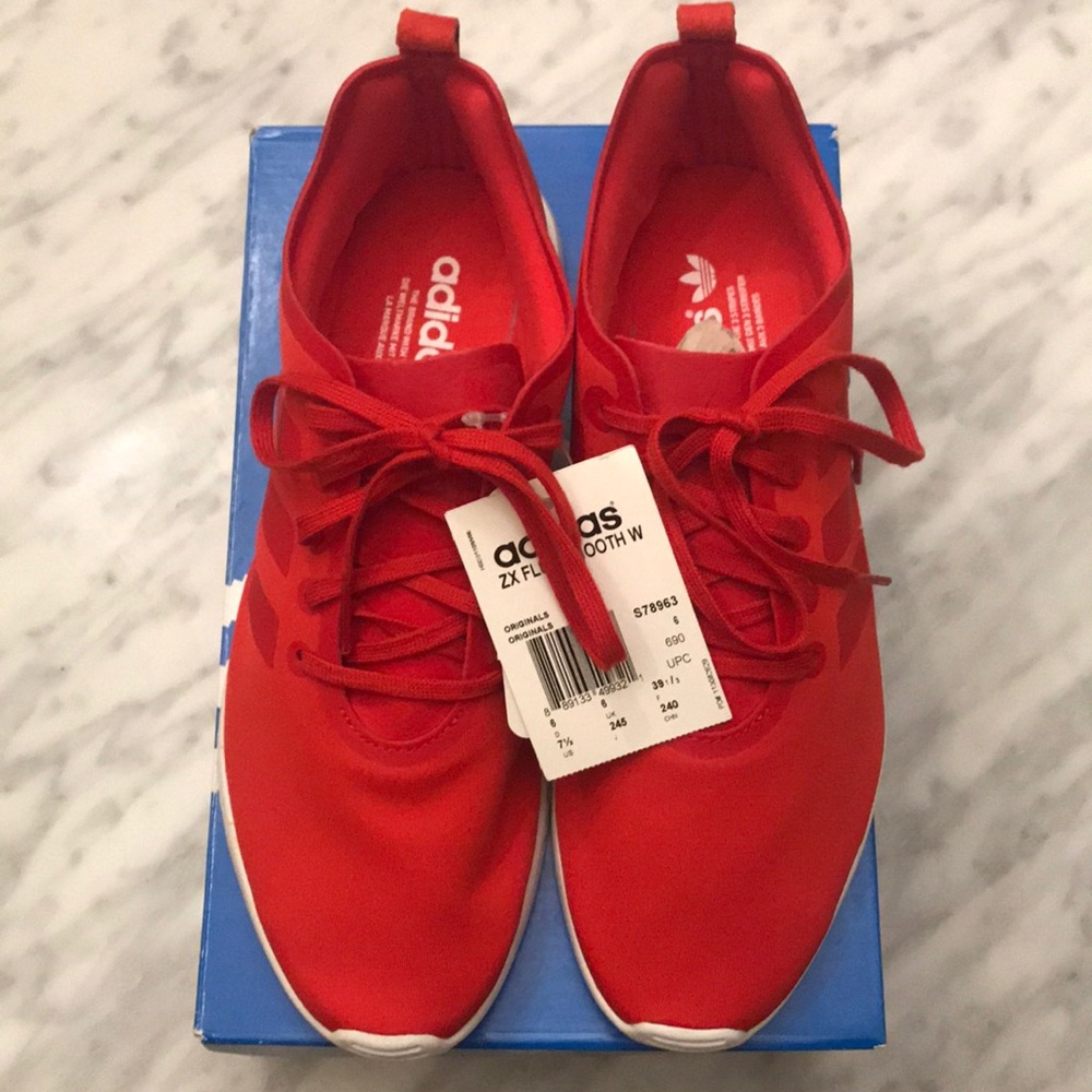 Adidas ZX Flux Smooth in LushRed